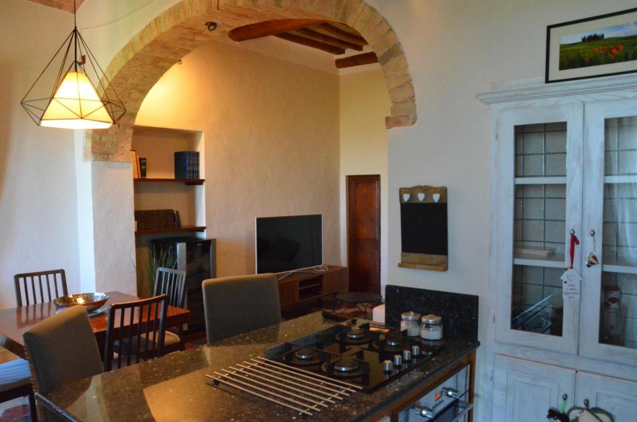 La Terrazza Sull'Alba Appartement Montalcino Buitenkant foto